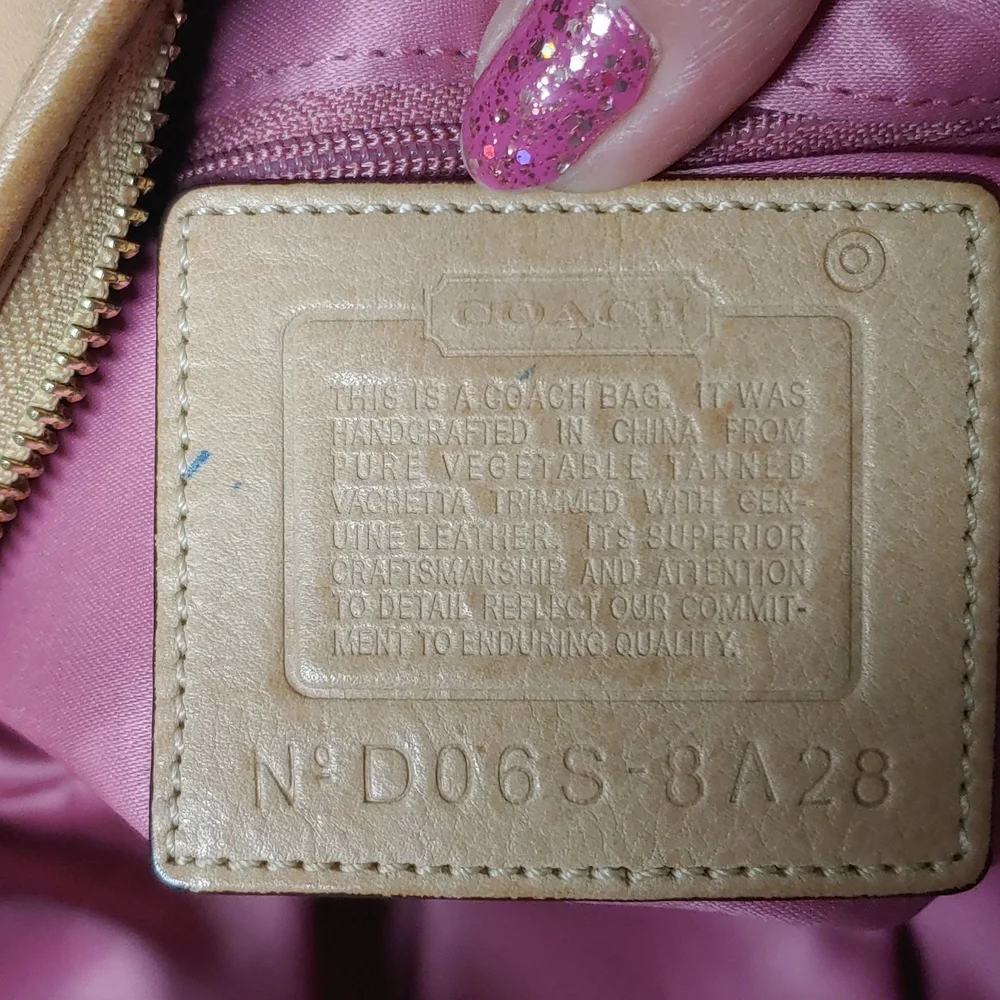 Coach Vanchetta Crystal Studded Leather Hobo Shoulder Bag - Picture 14 of 17